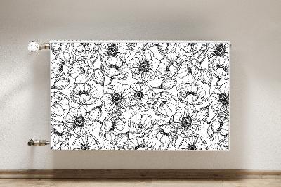 Magnetic radiator cover Floral