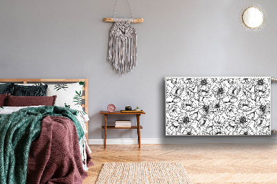 Magnetic radiator cover Floral