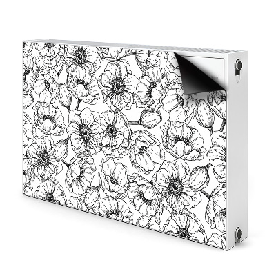 Magnetic radiator cover Floral