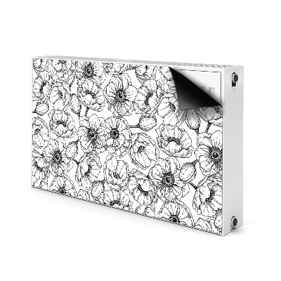 Magnetic radiator cover Floral