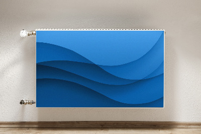 Decorative radiator mat Blue crossing