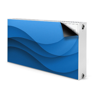 Decorative radiator mat Blue crossing