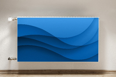 Decorative radiator mat Blue crossing