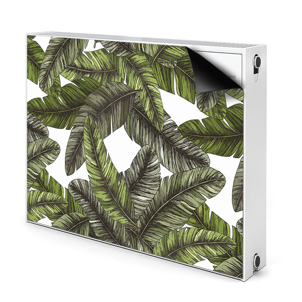 Magnetic radiator mat Jungle leaves