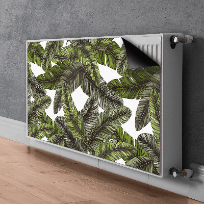 Magnetic radiator mat Jungle leaves