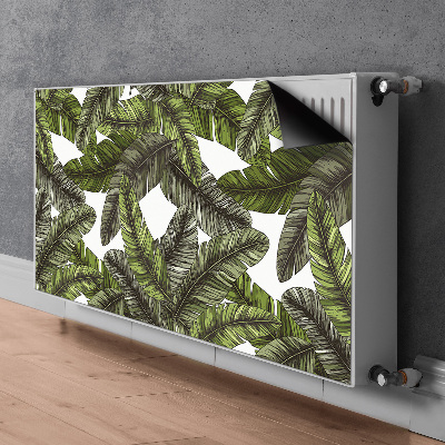 Magnetic radiator mat Jungle leaves