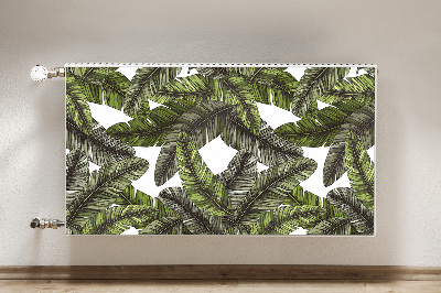 Magnetic radiator mat Jungle leaves