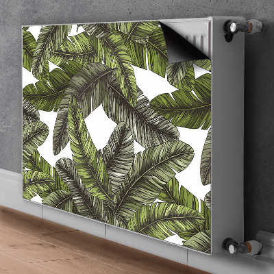 Magnetic radiator mat Jungle leaves