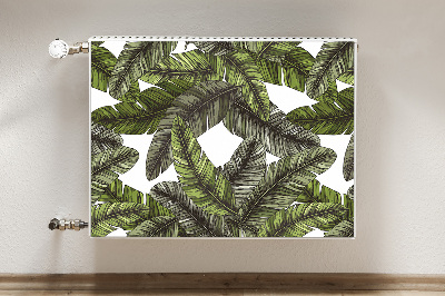 Magnetic radiator mat Jungle leaves