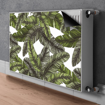 Magnetic radiator mat Jungle leaves