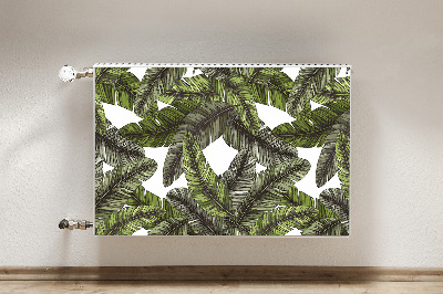 Magnetic radiator mat Jungle leaves