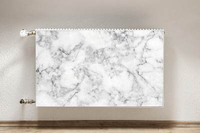 Radiator cover White marble