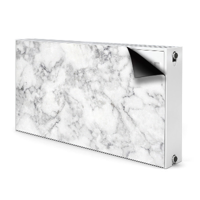 Radiator cover White marble