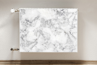 Radiator cover White marble