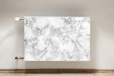 Radiator cover White marble