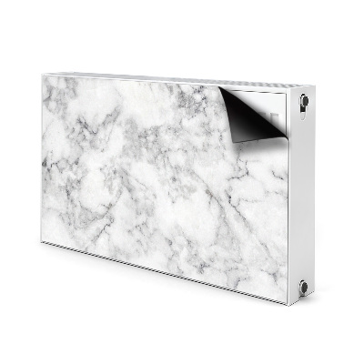 Radiator cover White marble