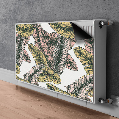 Radiator cover Banana leaves