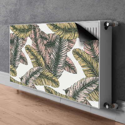 Radiator cover Banana leaves