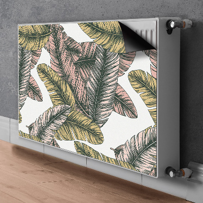 Radiator cover Banana leaves