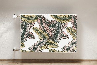 Radiator cover Banana leaves