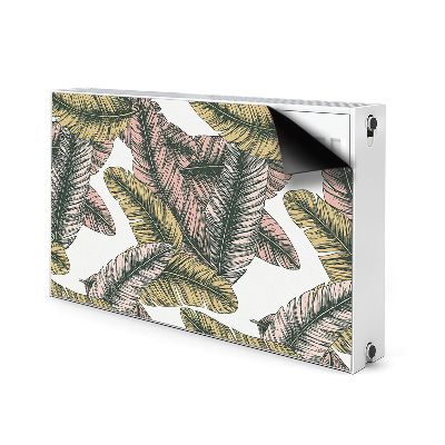 Radiator cover Banana leaves