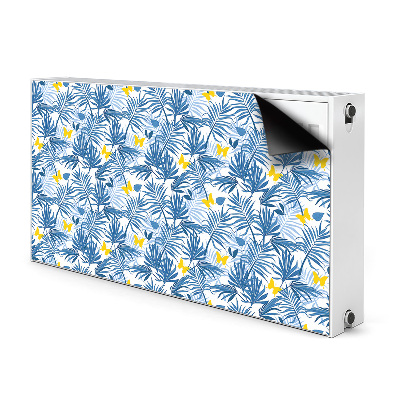 Magnetic radiator cover Butterflies in tropics