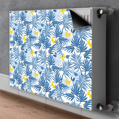 Magnetic radiator cover Butterflies in tropics