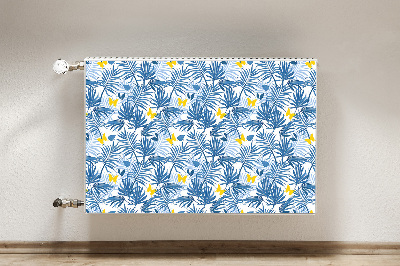 Magnetic radiator cover Butterflies in tropics