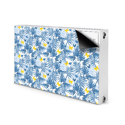 Magnetic radiator cover Butterflies in tropics