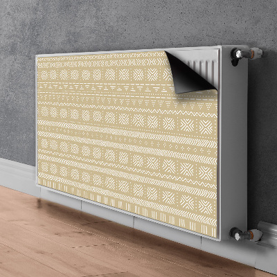 Magnetic radiator mat Yellow shape