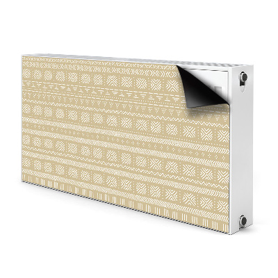 Magnetic radiator mat Yellow shape