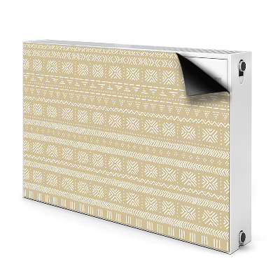 Magnetic radiator mat Yellow shape