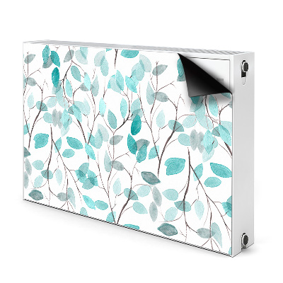 Radiator cover Watercolor leaves