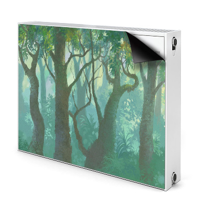 Magnetic radiator cover dark forest