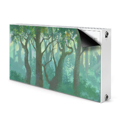 Magnetic radiator cover dark forest