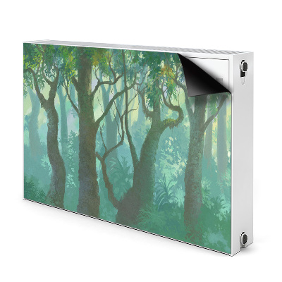 Magnetic radiator cover dark forest