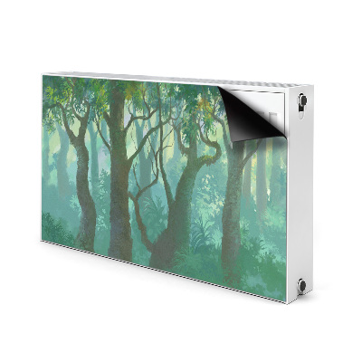 Magnetic radiator cover dark forest