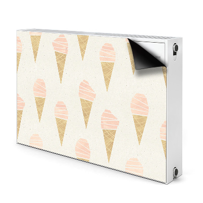 Magnetic radiator mat Pink ice cream