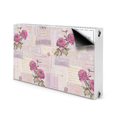 Decorative radiator mat Paper and peon