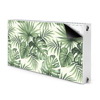 Magnetic radiator mat Tropical pattern