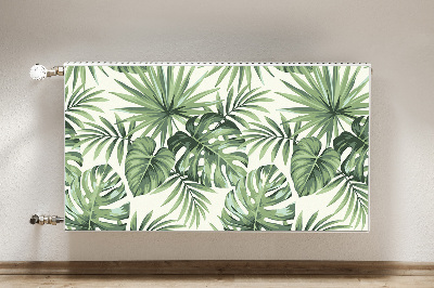 Magnetic radiator mat Tropical pattern