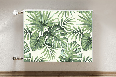 Magnetic radiator mat Tropical pattern