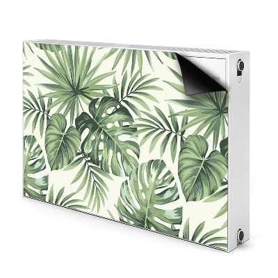 Magnetic radiator mat Tropical pattern