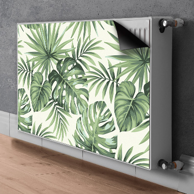 Magnetic radiator mat Tropical pattern