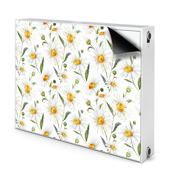 Magnetic radiator mat Chamomile field