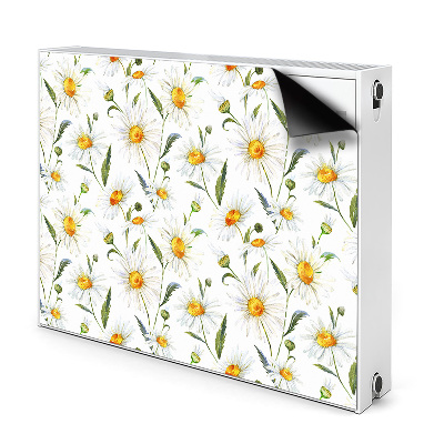 Magnetic radiator mat Chamomile field