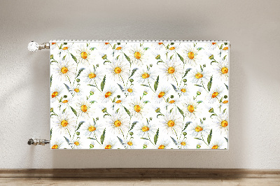 Magnetic radiator mat Chamomile field