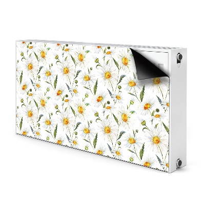 Magnetic radiator mat Chamomile field