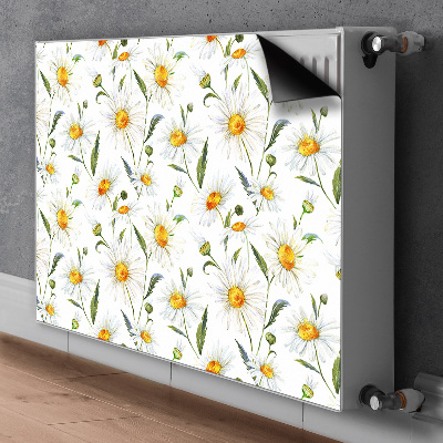 Magnetic radiator mat Chamomile field