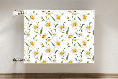 Magnetic radiator mat Chamomile field